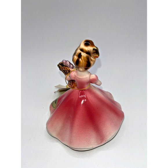 VINTAGE MID-CENTURY JAPAN JOSEF ORIGINAL SEPTEMBER SAPPHIRE GIRL FIGURINE W/TAGS - Picture 7 of 16